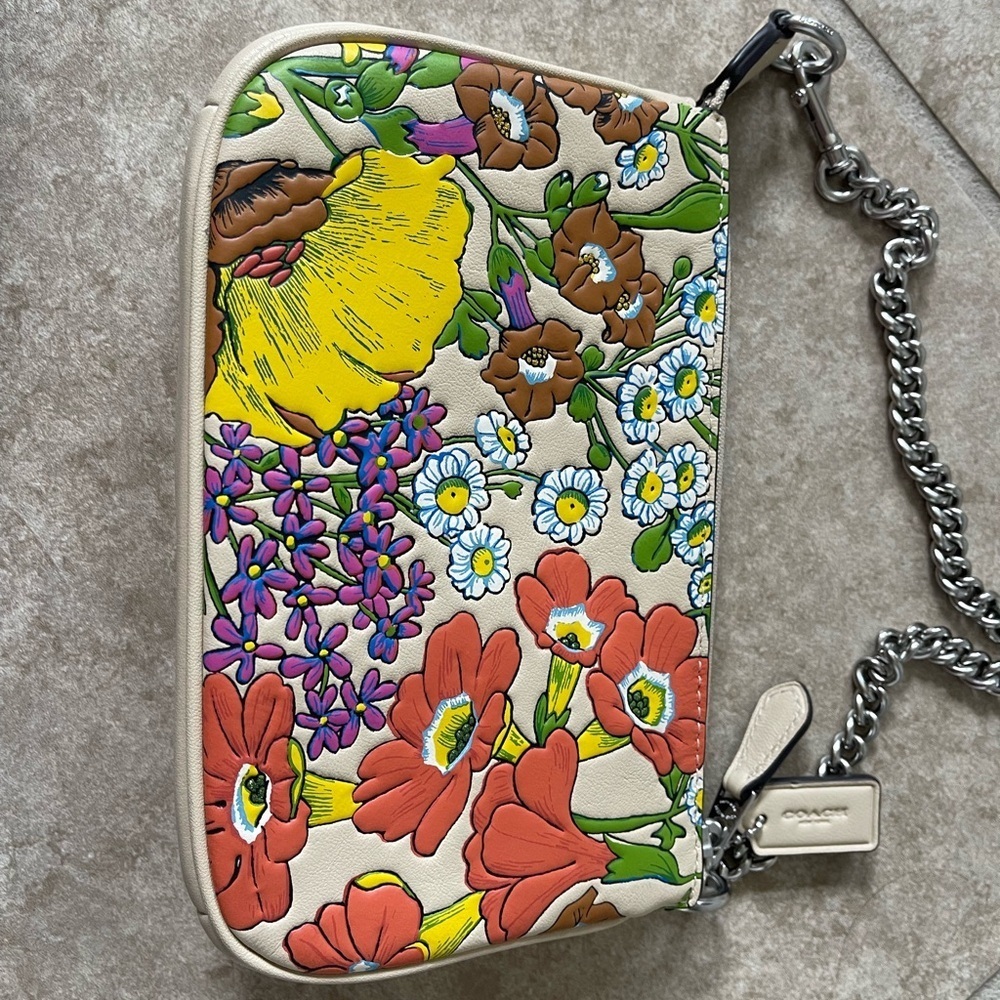 Coach Nolita Floral Print Bag - Multicolor - Picture 6 of 9